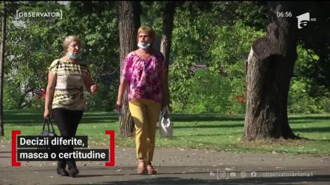 Masca i-a băgat ''în ceaţă'' pe ieşeni. Trebuie sau nu trebuie purată în aer liber?