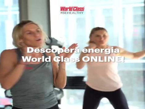 Acum te antrenezi oricând și oriunde cu cei mai iubiți antrenori și instructori World Class!