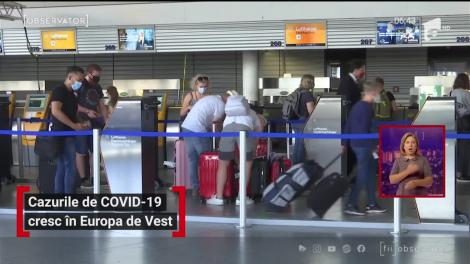 Cazurile de coronavirus au crescut iar în Europa de Vest