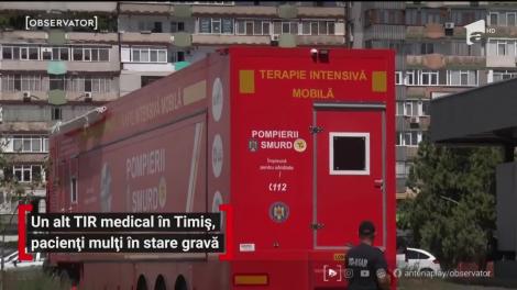 Numărul cazurilor noi de infectări cu COVID-19 a crescut. Unitatea mobilă de Terapie Intensivă, trimisă la Galaţi, a fost transferată la Timişoara