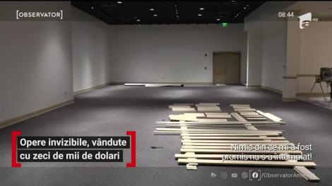 Opere invizibile, vândute cu zeci de mii de dolari