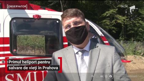 În plincă criză provocată de pandemia de coronavirus, România se poate mândri cu încă un heliport, atât de vital ţării noastre