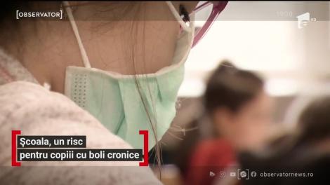 Școala, un risc pentru copiii cu boli cronice