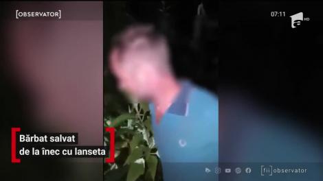 Bărbat cu handicap, confundat cu un pește uriaș, salvat de la înec de doi pescari