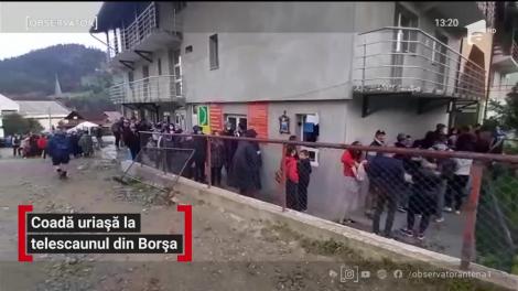 Coadă uriașă la telescaunul din Borșa