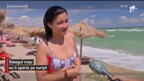Steagul roșu nu-i sperie pe turiști
