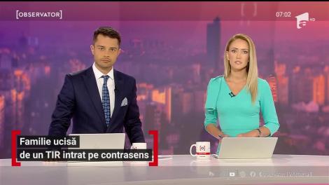 Mașină cuprinsă de flăcări pe o stradă din Brașov