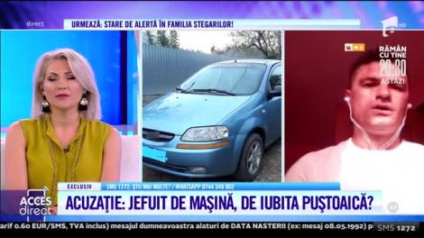 Părăsit şi jefuit de iubita în vârstă de 19 ani? Florin: Mi-a furat mașina