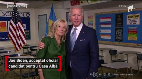 Joe Biden, acceptat oficial candidat pentru Casa Albă