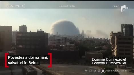 Povestea a doi români, salvatori în Beirut
