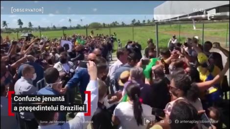 Preşedintele Braziliei a ridicat pe umeri un bărbat cu nanism, crezând că era un copil