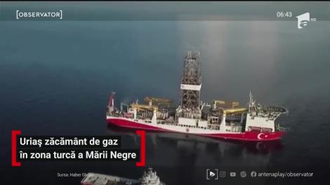 Uriaș zăcământ de gaz în zona turcă a Mării Negre