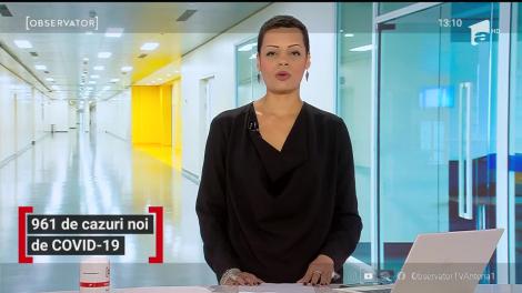 Bilanțul COVID-19: 961 cazuri noi si 39 de decese