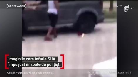 Un bărbat de culoare a fost împuşcat în spate de poliţie, în Statele Unite ale Americii