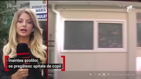 Înainte de începerea şcolii, se fac pregătiri în spitale