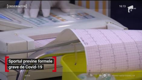 Sportul previne formele grave de COVID-19