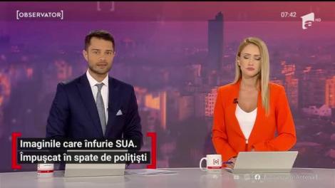 Bărbat de culoare a fost împuşcat în spate de poliţie, în mod repetat, în SUA