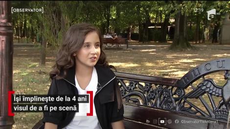 Copiii de zece ai României. Miriam Stoica își îndeplinește de la patru ani visul de a fi pe scenă