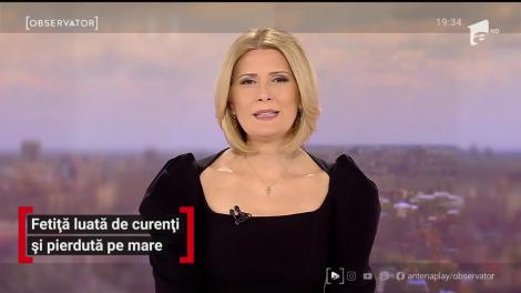 O fetiţă de aproximativ trei ani a dispărut pe apă, pe un unicorn gonflabil.