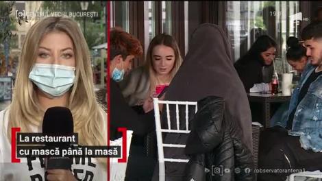 La restaurant cu mască până la masă
