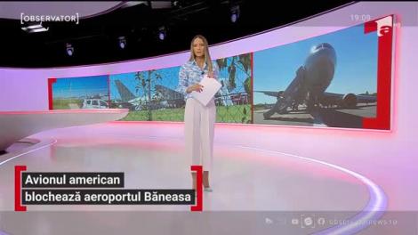 Avionul american blochează aeroportul Băneasa