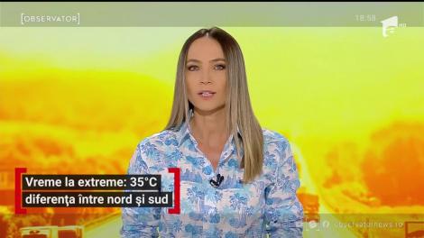 Vreme la extreme. La Zimnicea termometrele au arătat 38°C, la Miercurea Ciuc au fost doar 3°C!