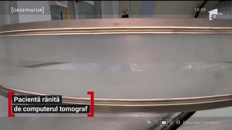 Pacientă rănită de computerul tomograf