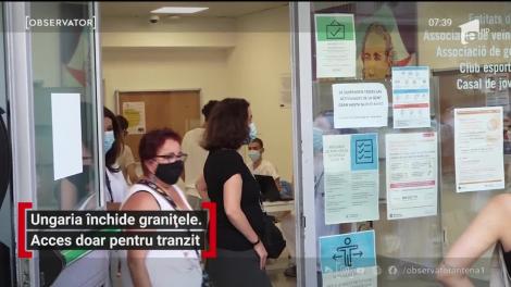 Ungaria închide granițele. Acces doar pentru tranzit