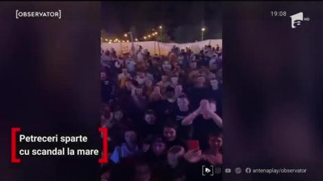Petreceri sparte cu scandal la mare
