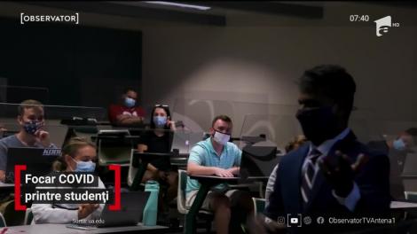 Focar COVID printre studenți
