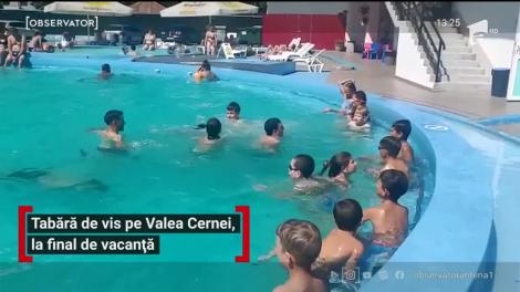 Tabără de vis pe Valea Cernei, la final de vacanță