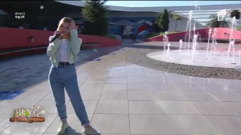 Delia Rus cântă piesa Adio, la Neatza cu Răzvan și Dani