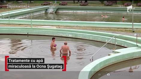 Tratamente cu apă miraculoasă la Ocna Şugatag