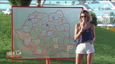 Ramona Olaru ne prezintă vremea într-o ținută sexi! Prognoza Meteo, 1 septembrie 2020. O zi de toamnă extrem de călduroasă
