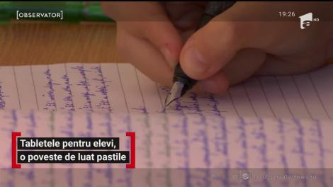 Tabletele pentru elevi, o poveste de luat pastile