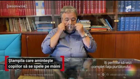 Ștampila care amintește copiilor să se spele pe mâini