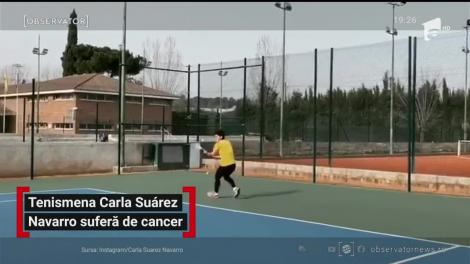 Tenismena Carla Suárez Navarro a anunţat că suferă de cancer şi va urma 6 luni de chimioterapie