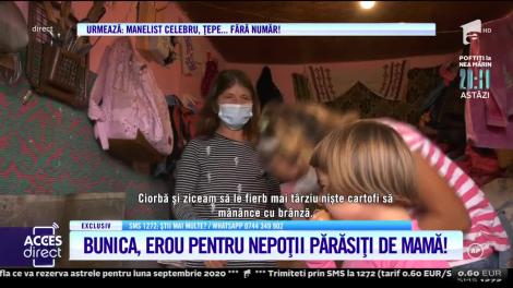 Bunica Florica, erou pentru nepoții părăsiți de părinți. Copiii fără nicio jucărie. Mama i-a dat uitării