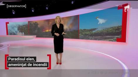 Paradisul elen, amenințat de incendii