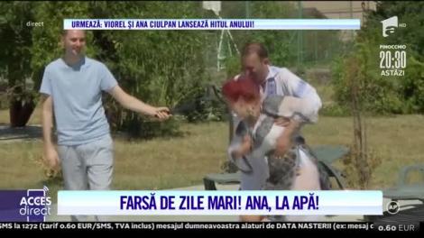 Imagini spectaculoase cu Viorel, Vulpița şi Ana Ciulpan! Artista a fost scoasă din minţi de soții Stegaru: "Ăștia doi merită bătuți" | Video