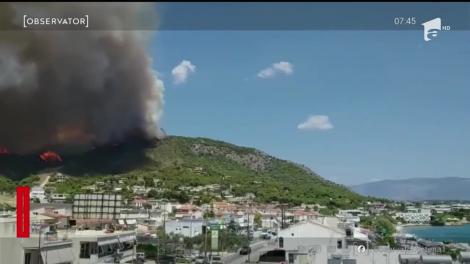 Paradisul elen, amenințat de incendii