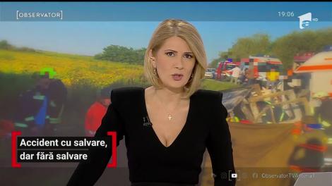 Accident lângă Satu Mare! O ambulanță în misiune a fost spulberată de o camionetă