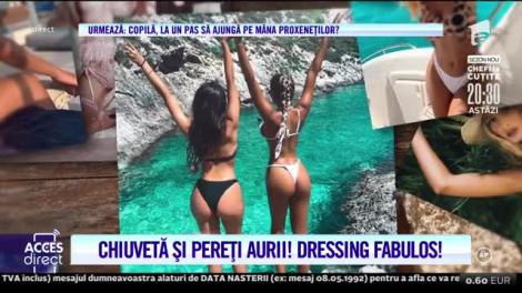 "Stăpâna like-urilor" are chiuvetă și pereți aurii, dar și un dressing fabulos
