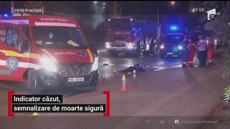 Indicator căzut, semnalizare de moarte sigură