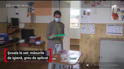Școala la sat: măsurile de igienă, greu de aplicat