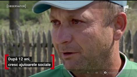 După 12 ani, cresc ajutoarele sociale