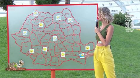 "Bună dimineața cei mai minunați bărbați din viața mea!" Pe cine salută Ramona Olaru când prezintă vremea. Prognoza Meteo, 8 septembrie 2020