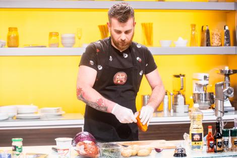 Silviu Costan a venit forțat la "Chefi la cuțite": "Soția m-a înscris"
