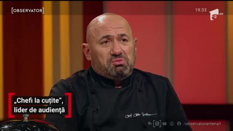 Emisiunea Chefi la cuţite a fost lider de audienţă