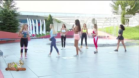 Imagini Interzise cardiacilor! Exerciții pentru brațe, talie și fesieri cu Diana Stejereanu